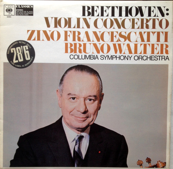 Ludwig Van Beethoven - Violin Concerto - Used Vinyl Record