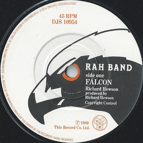 RAH Band - Falcon - Used Vinyl Record 7"
