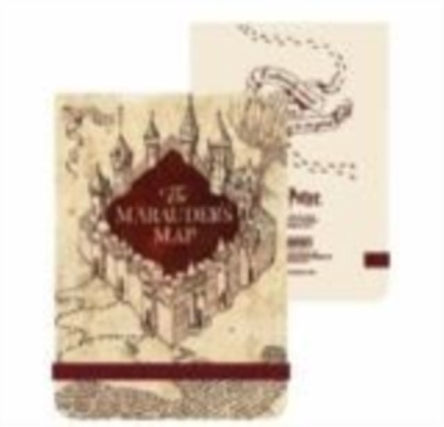 Harry Potter - Marauder&#39;s Map Pocket Notebook - New Paperback