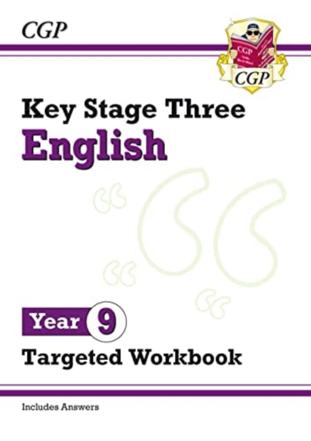 CGP Books - New KS3 English Year 9 Targeted Workbook (with answers) -