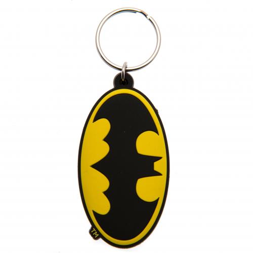 Batman - PVC Keyring Lo - keyrings - Approx 60mm x 35mm - New Keyrings