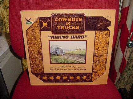 Various - Cowboys & Trucks "Riding Hard" - Used Vinyl Record