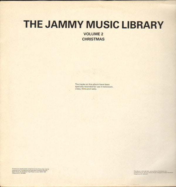 Charles Smith - Jammy Music Library Volume 2 Christmas - Used Vinyl R