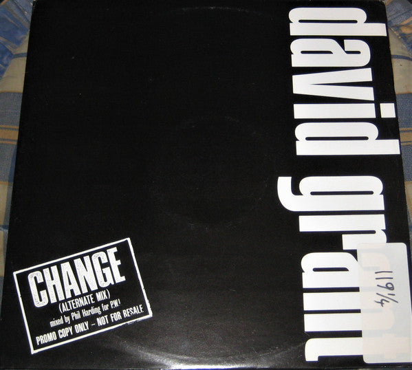 David Grant - Change (Alternate Mix) - Used Vinyl Record 12"