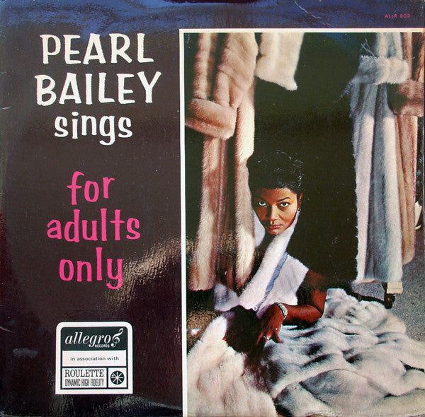 Pearl Bailey - Sings For Adults Only - Used Vinyl Record