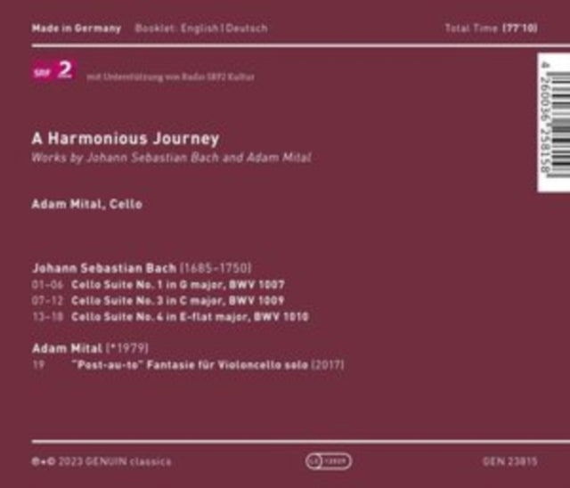 MITAL - A HARMONIOUS JOURNEY - WORKS B - CD