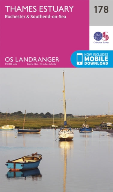 Ordnance Survey - Thames Estuary, Rochester & Southend-on-Sea : 178 -