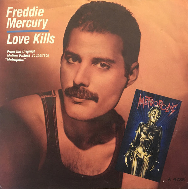 Freddie Mercury - Love Kills - Used Vinyl Record 7"