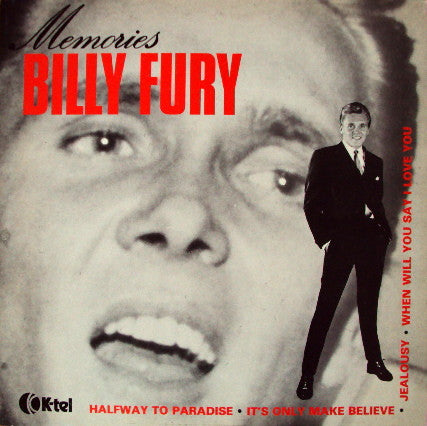 Billy Fury - Memories - Used Vinyl Record