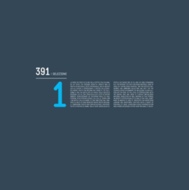 VARIOUS ARTISTS - 391 / Selezione 1 - Vinyl Record