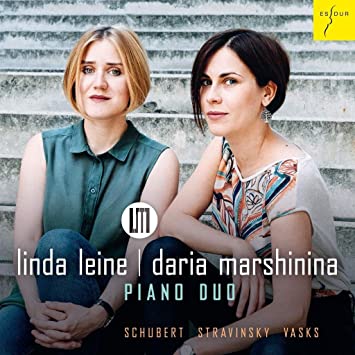 LEINE LINDA & DARIA - SCHUBERT - STRAVINSKY - VASKS - CD