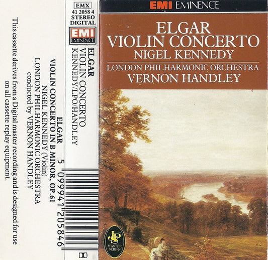 Sir Edward Elgar - Violin Concerto - Used Cassette