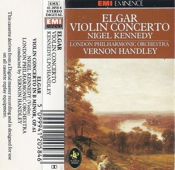 Sir Edward Elgar - Violin Concerto - Used Cassette