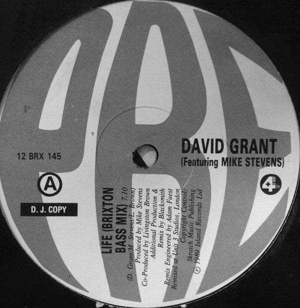 David Grant - Life (The Blacksmith Remixes) - Used Vinyl Reco