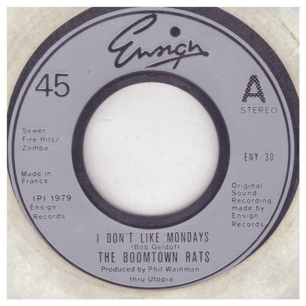 Boomtown Rats - I Don't Like Mondays - Used Vinyl Record 7"