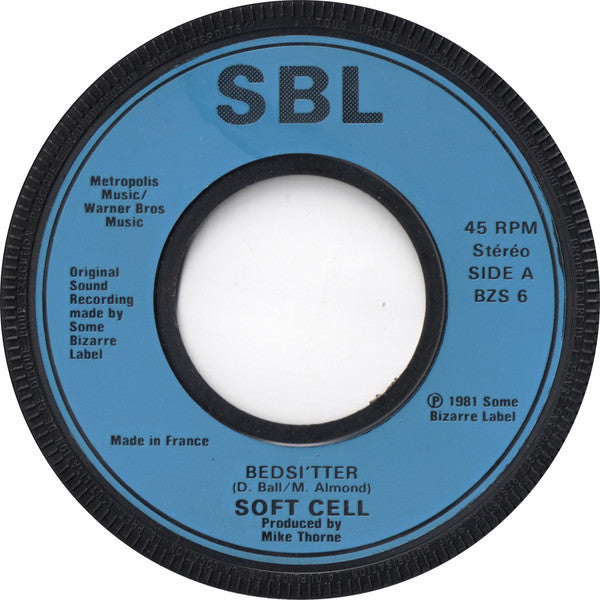 Soft Cell - Bedsitter - Used Vinyl Record 7"