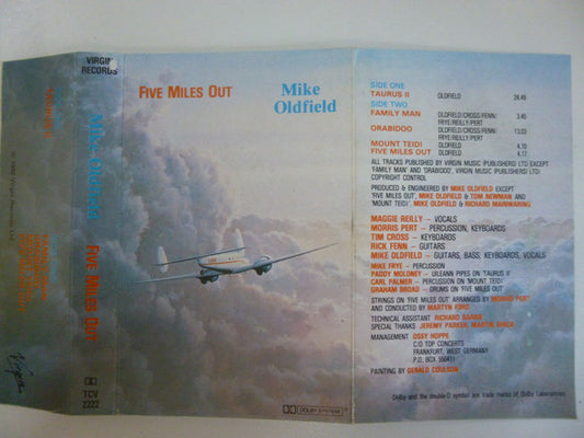Mike Oldfield - Five Miles Out - Used Cassette