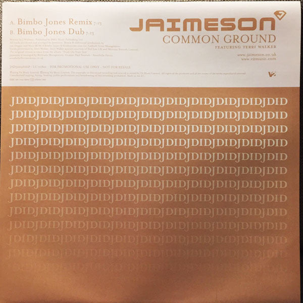 Jaimeson - Common Ground - Used Vinyl Record 12"