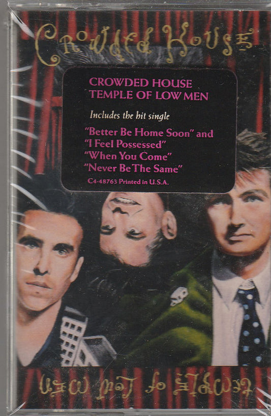 Crowded House - Temple Of Low Men - Used Cassette