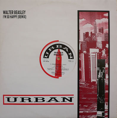 Walter Beasley - I'm So Happy (Remix) - Used Vinyl Record 12"