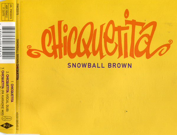 Clive "Snowball" Bro - Chicquetita - Used CD