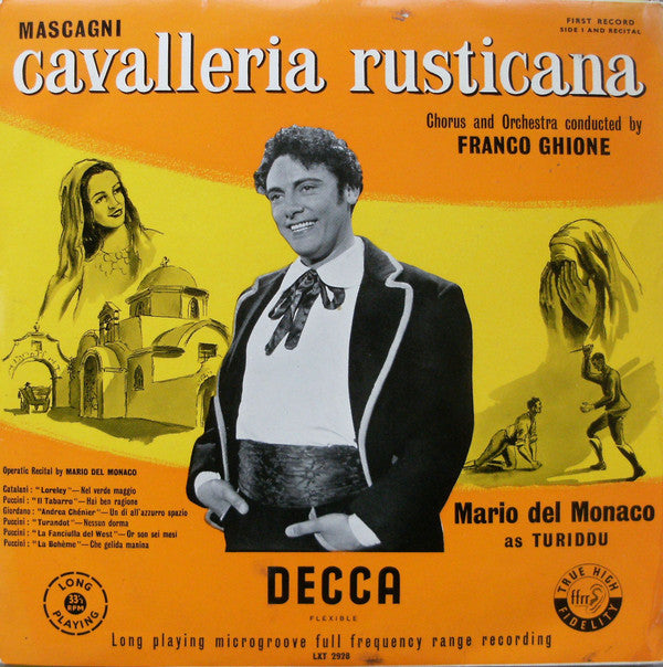 Pietro Mascagni - Cavalleria Rusticana  (Record 1 of 2) - Used Vinyl