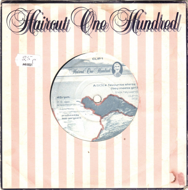 Haircut One Hundred - Favourite Shirts (Boy Meets Girl) - Used Vinyl