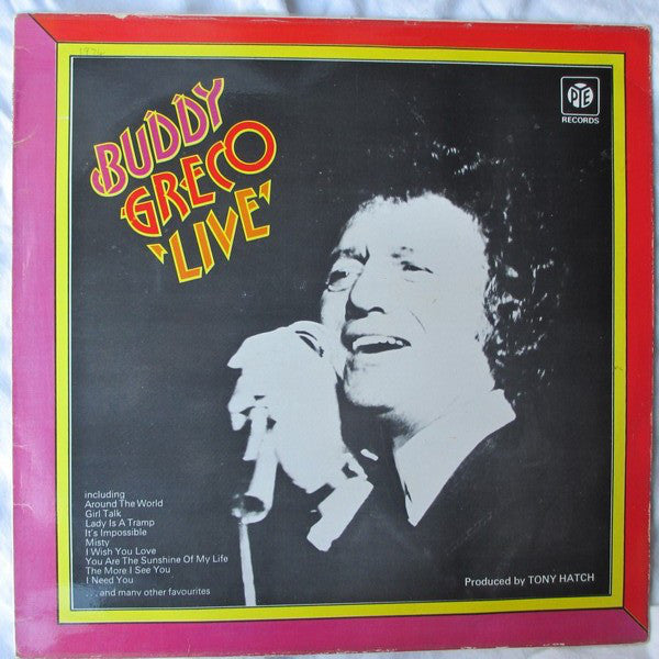 Buddy Greco - 'Live' - Used Vinyl Record
