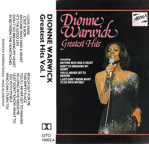 Dionne Warwick - Greatest Hits - Used Cassette