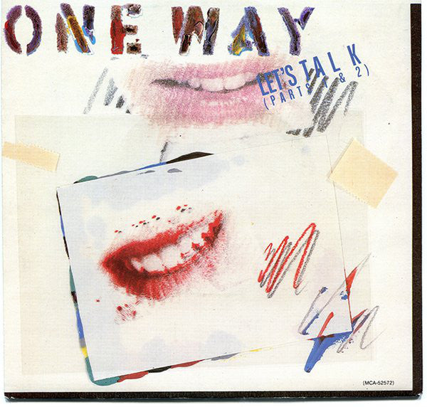 One Way - Let's Talk (Part 1 & 2) - Used Vinyl Record 7"
