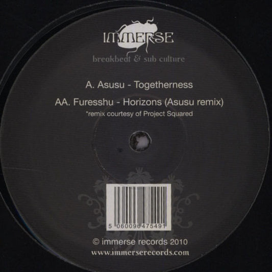 Asusu - Togetherness / Horizons ( Remix) - New Vinyl Record 12"