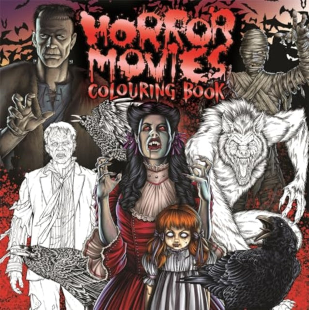 Igloo Books - Horror Movies Colouring Book - Paperback