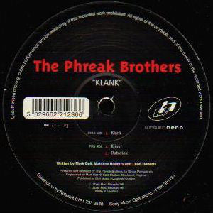 Phreak Brothers - Klank - Used Vinyl Record 12"