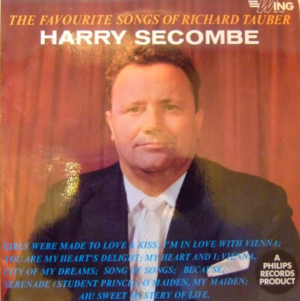 Harry Secombe - Sings The Favourite Songs Of Richard Tauber - Used Vi