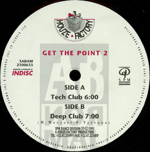 Abnormal - Get The Point 2 - Used Vinyl Record 12"