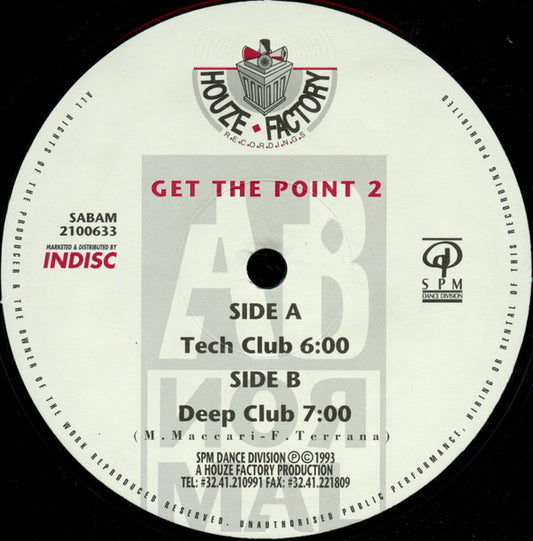 Abnormal - Get The Point 2 - Used Vinyl Record 12"