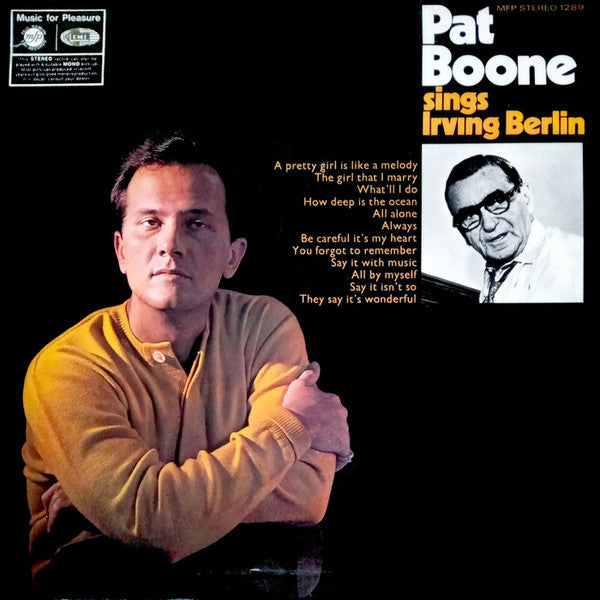 Pat Boone - Sings Irving Berlin - Used Vinyl Record