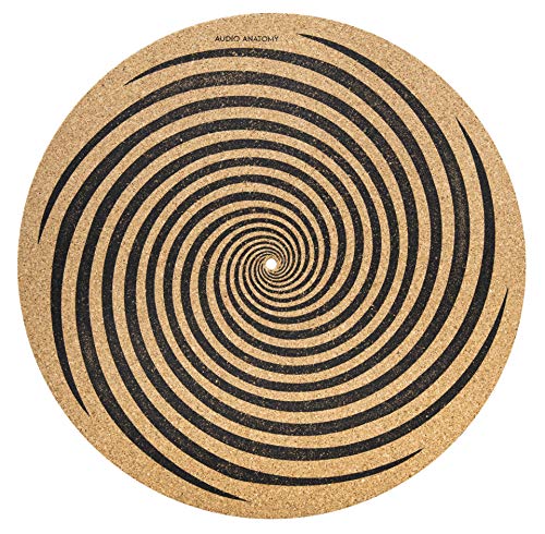 AUDIO ANATOMY - Spiral Slipmat Cork - Diameter: 295 Mm - Thickness: 3M