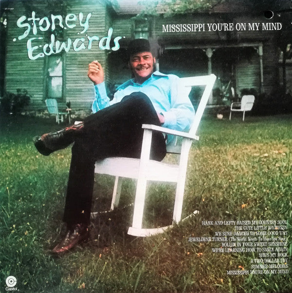 Stoney Edwards - Mississippi You're On My Mind - Used Vinyl Record