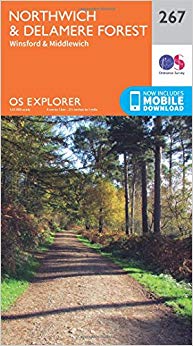 Ordnance Survey - Northwich and Delamere Forest : 267 - New Sheet map