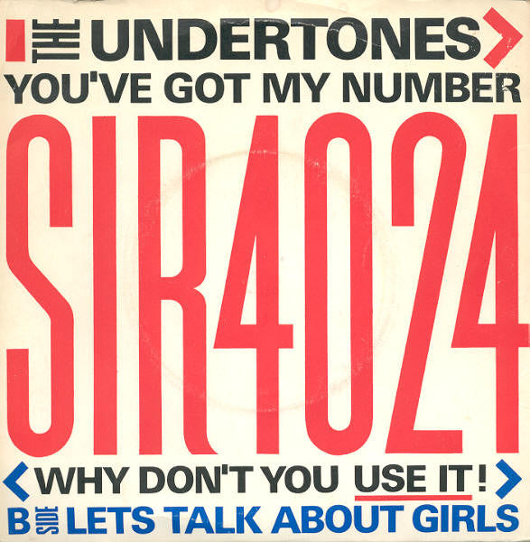 Undertones - You've Got My Number < Why Don't You Use It! > - Used Vi