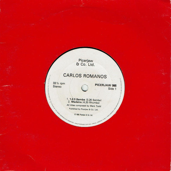 Carlos Romanos - 1-2-3 Samba - Used Vinyl Record 7"