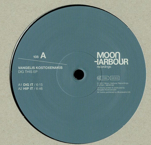 Vangelis Kostoxenaki - Dig This EP - New Vinyl Record 12"