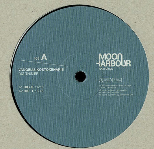 Vangelis Kostoxenaki - Dig This EP - New Vinyl Record 12"