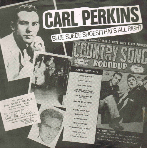 Carl Perkins - Blue Suede Shoes - Used Vinyl Record 7"