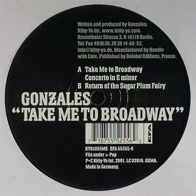 Gonzales - Take Me To Broadway - Used Vinyl Record 12"