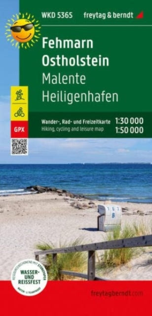 Fehmarn - Ostholstein, hiking, cycling and leisure map 1:30,000, freyt