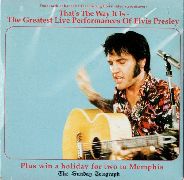 Elvis Presley - Thats The Way It Is - The Greatest Live Perf