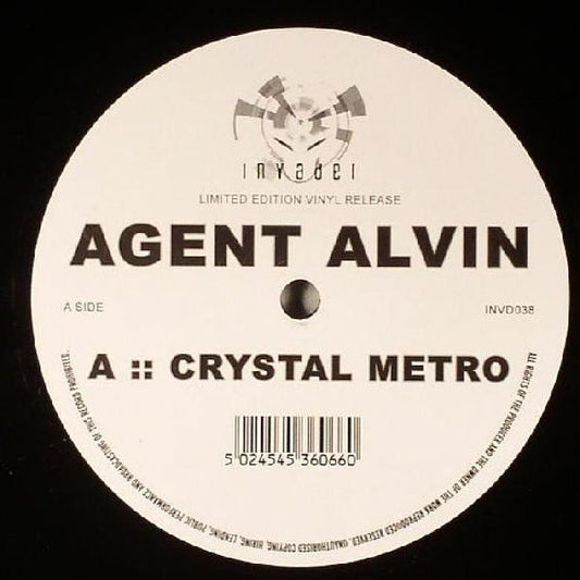 Agent Alvin - Crystal Metro / Pressure Cooker - New Vinyl Record 12"