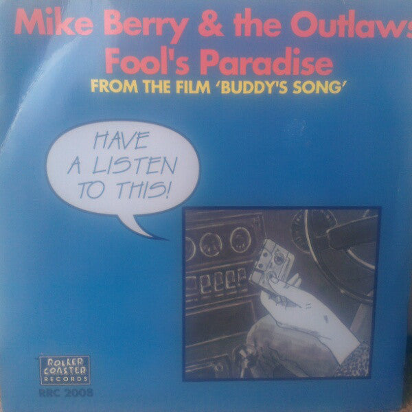 Mike Berry - Fool's Paradise - Used Vinyl Record 7"